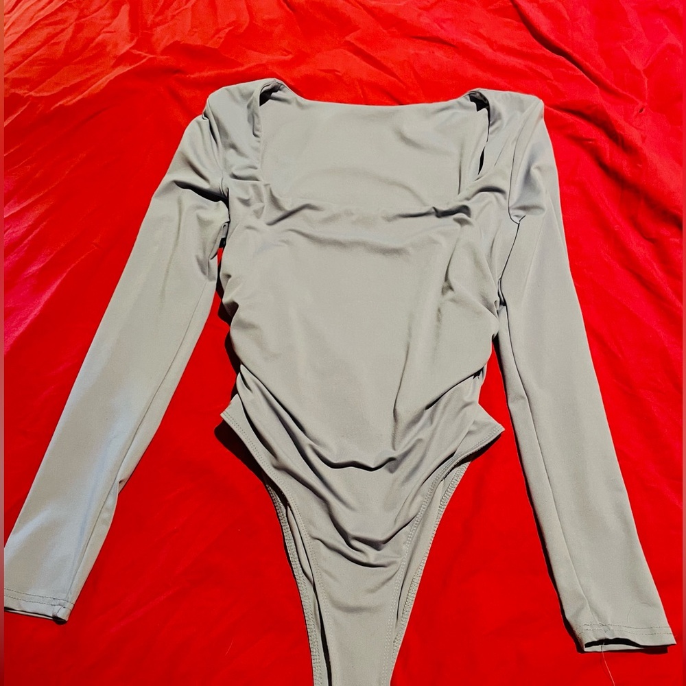 Lavender long sleeve bodysuit